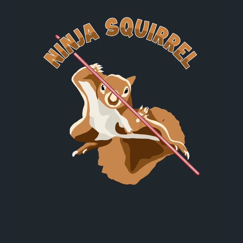 Ninja Squirrel Squirrel Fuchshörnchen Eichhörnchen
