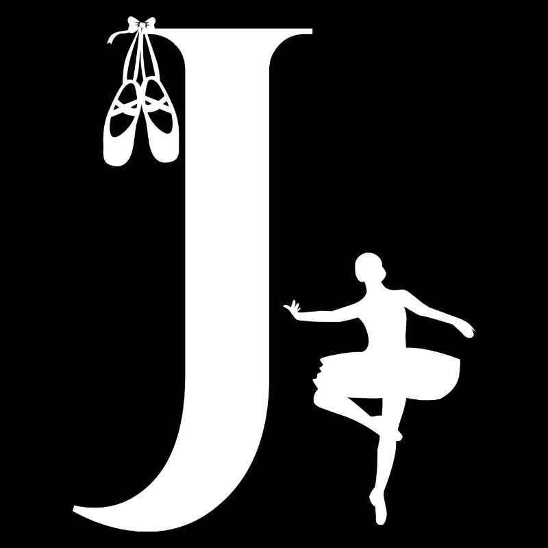 Buchstabe j Ballerina