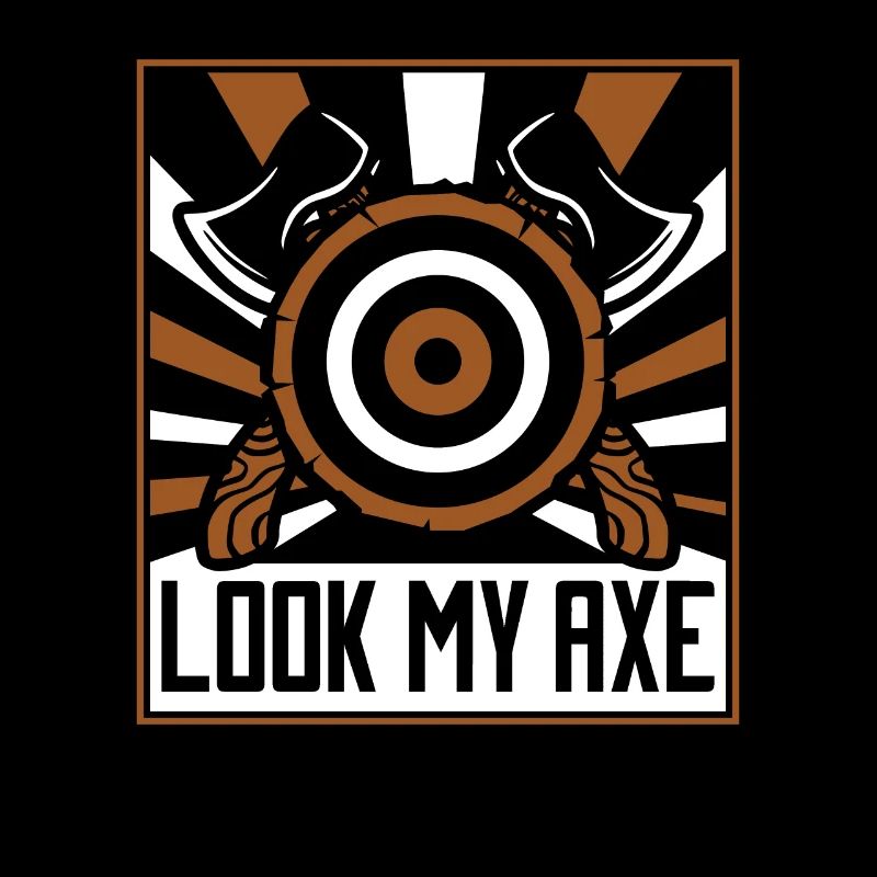 Look My Axe Axe Throwing Competition Game Axe