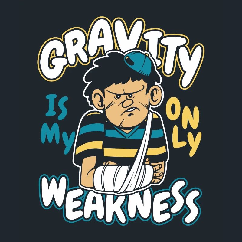 Gravity Is My Only Weakness Broken Finger Bone