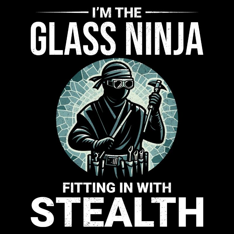 Vitrier Vitreur Vitrerie Ninja