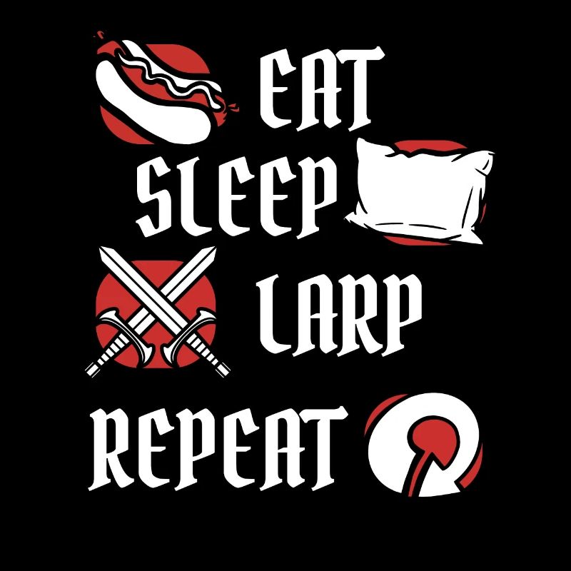 Manger Dormir GN Répéter GN Armes Armure