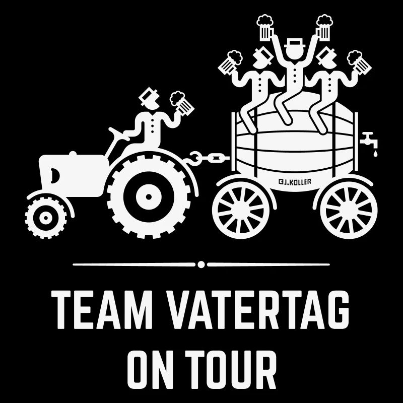Team Vatertag On Tour (Trecker / Bierfass / White)
