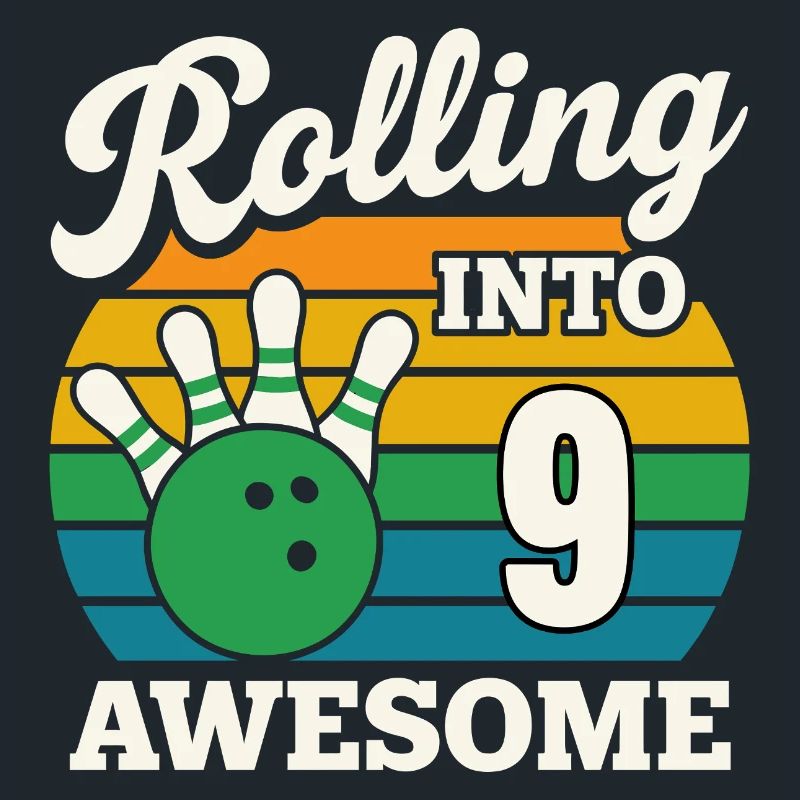 Rouler en 9 conception de bowling impressionnante