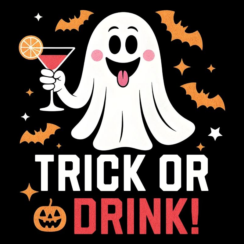 Trick or Drink! Lustiger Halloween Geist Cocktail