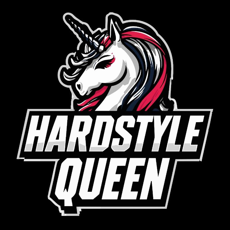 Hardstyle Queen Unicorn Design