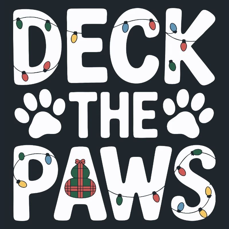 Fête de Noël Deck the Paws