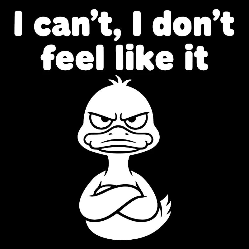 Lazy Ducks Saying Motif