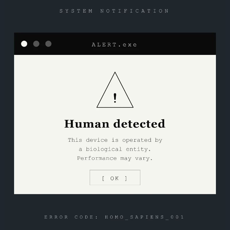 HUMAN DETECTED