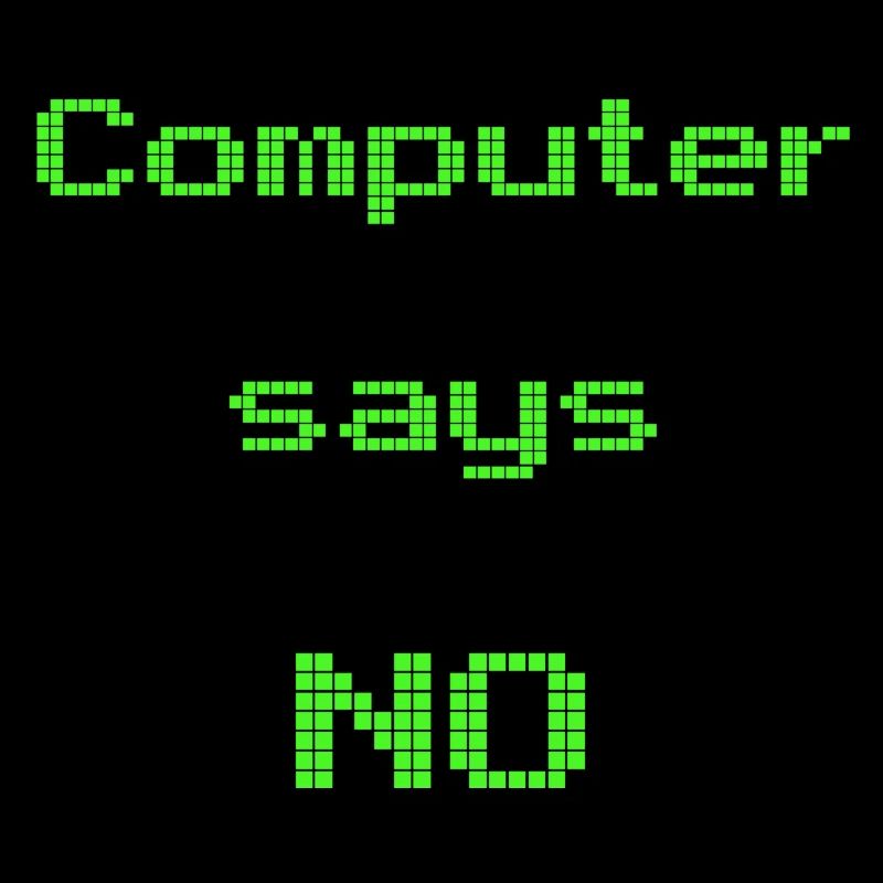 Computer sagt nein