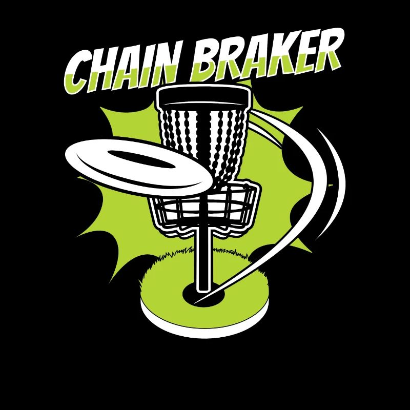 Chain Braker Korb Scheibe Disc Golfer Frisbee