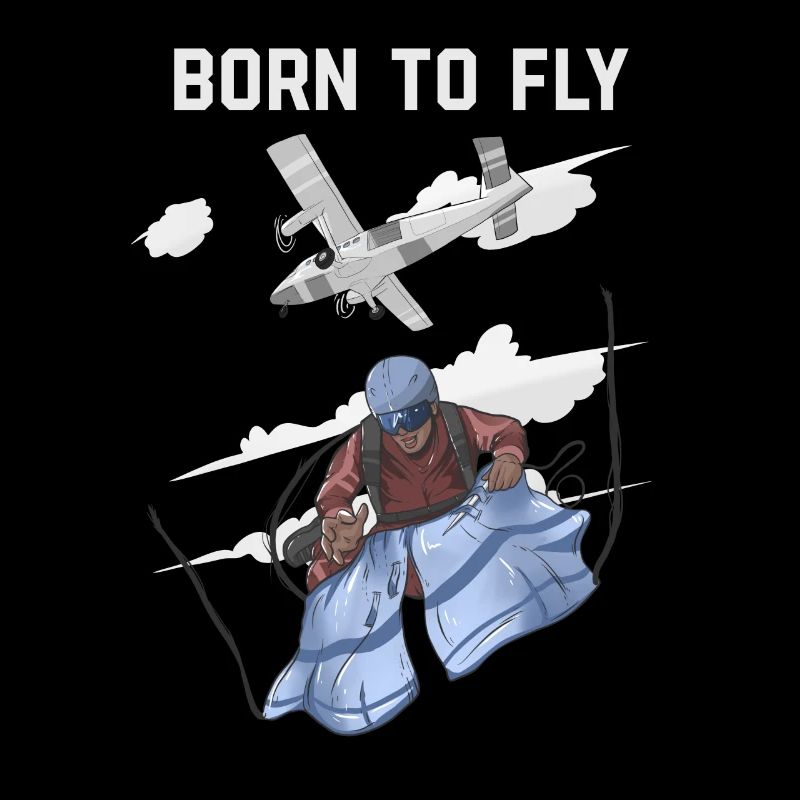 Born To Fly Funny Jumping