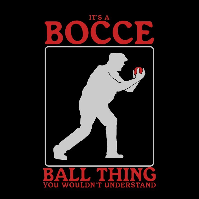 Bocce Bocce | Boccia Player Boules Cadeau