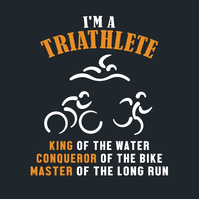 Triathlete King Conqueror Master Training Profi