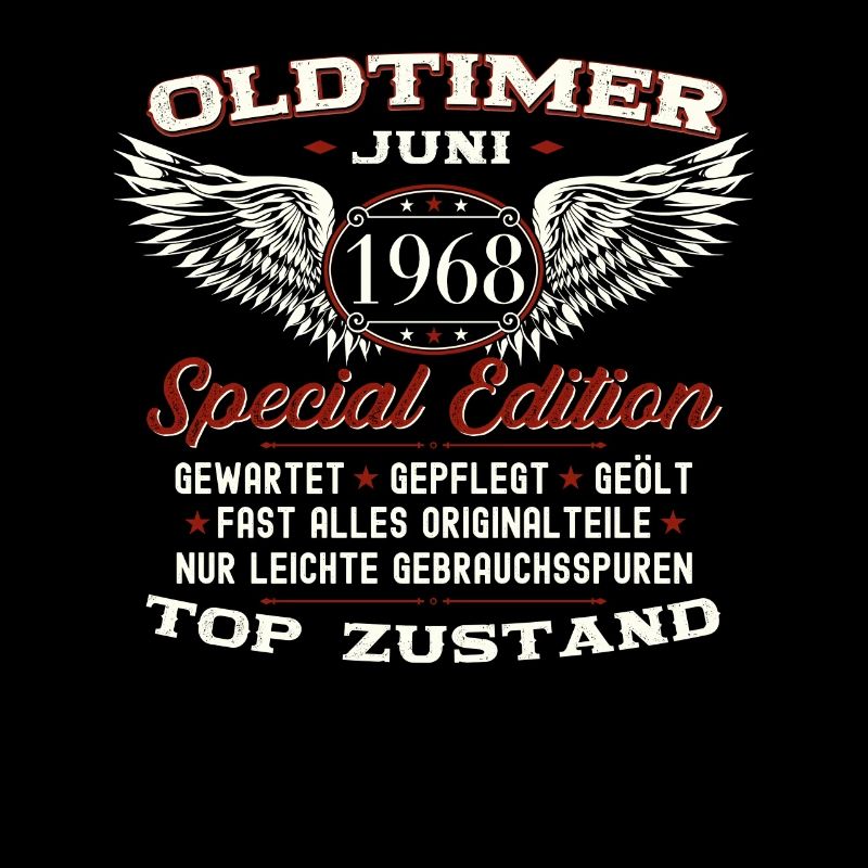 55. Geburtstag Mann Juni Jahrgang 1968 Oldtimer