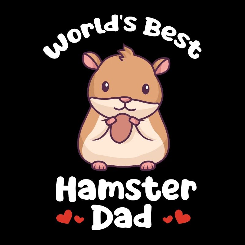 Le meilleur père de hamster du monde Hamster d’Europe Hamster doré