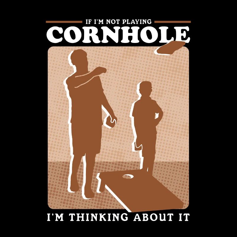 Cornhole Spieler Bean Bag Sackloch Geschenk