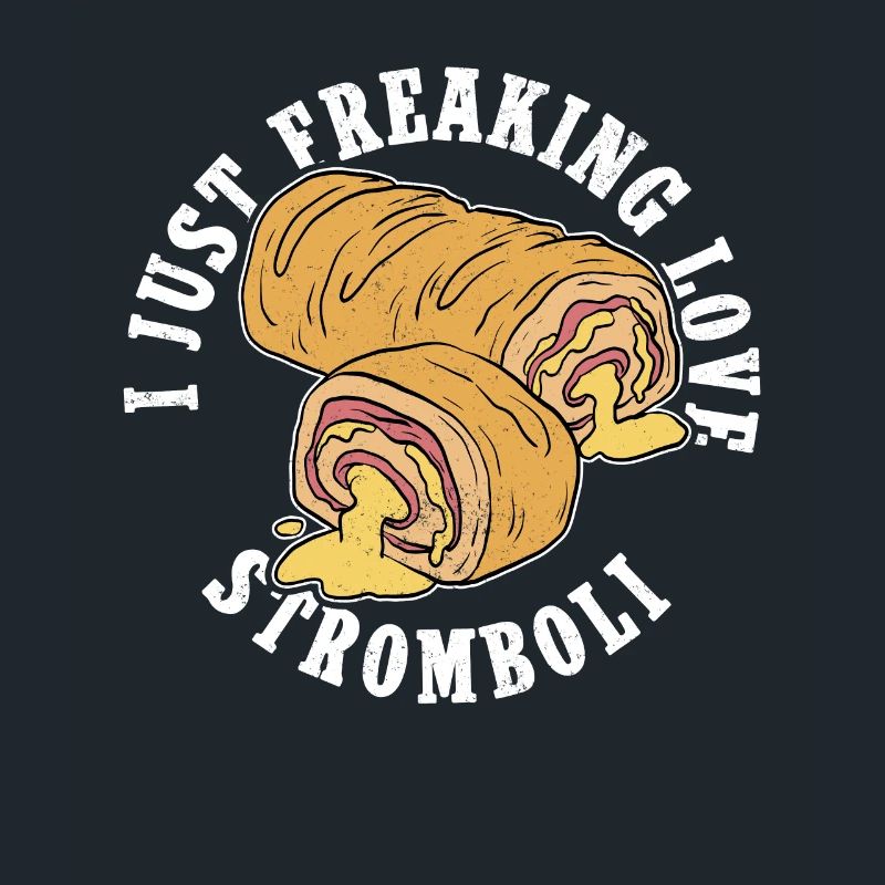 Stromboli gerollte Pizza Strombolis Geschenk