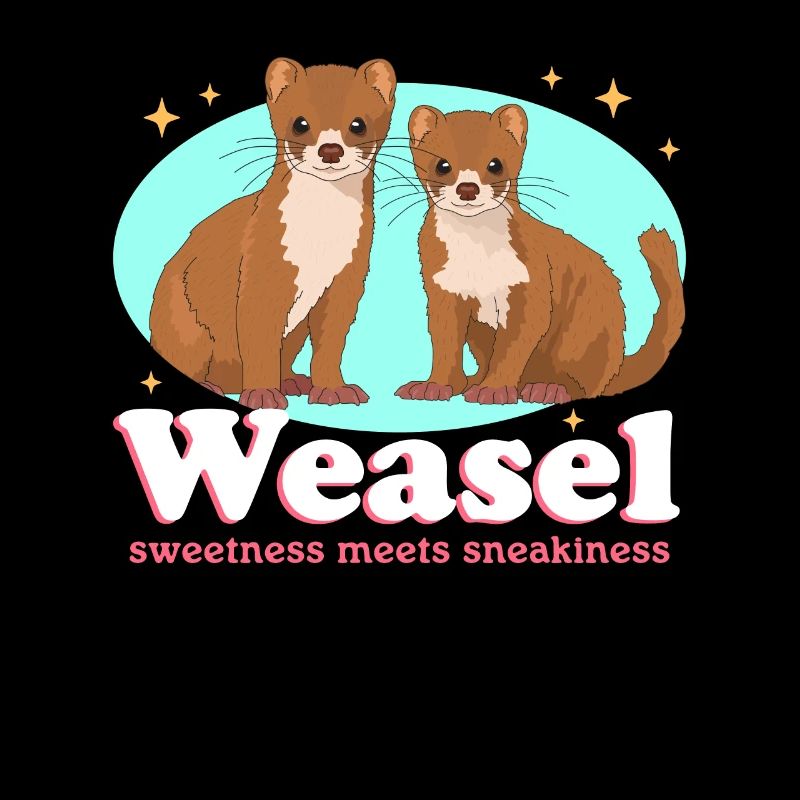 Wiesel süßer Zwergwiesel Mauswiesel Geschenk