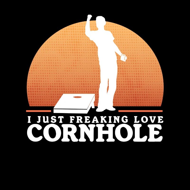 Cornhole Spieler Sackloch Bean Bag Geschenk