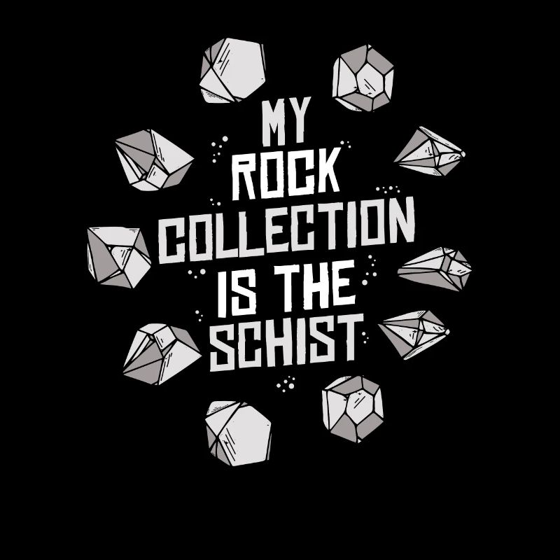 Ma collection de roches est le géologue de schiste