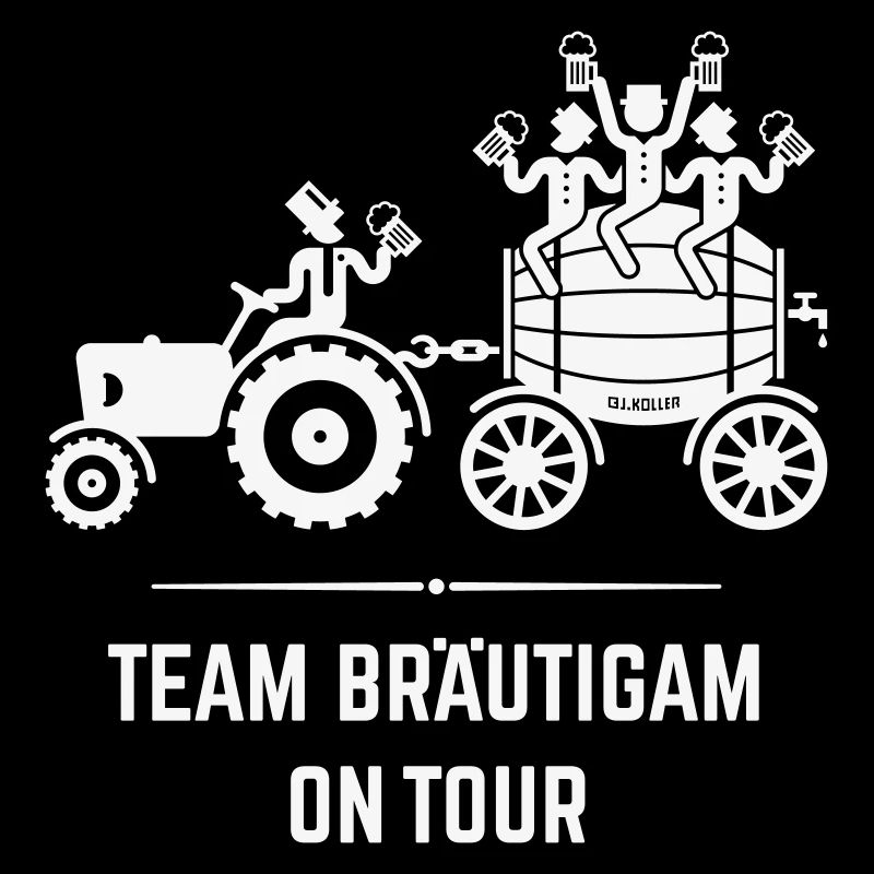 Team Bräutigam On Tour (Trecker Bierfass JGA / W)