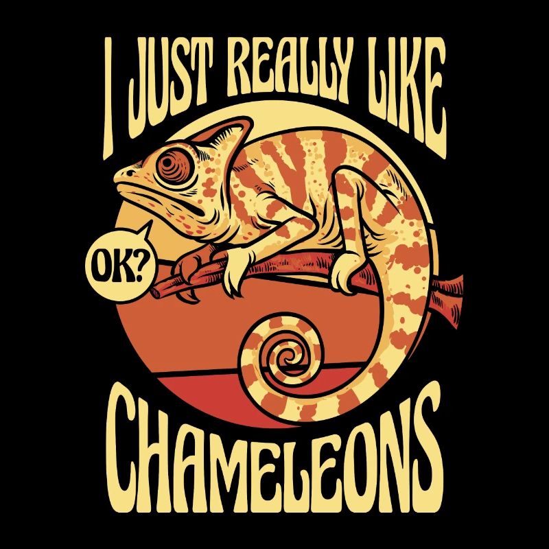 Juste comme Chameleons Voiled Panther Lover