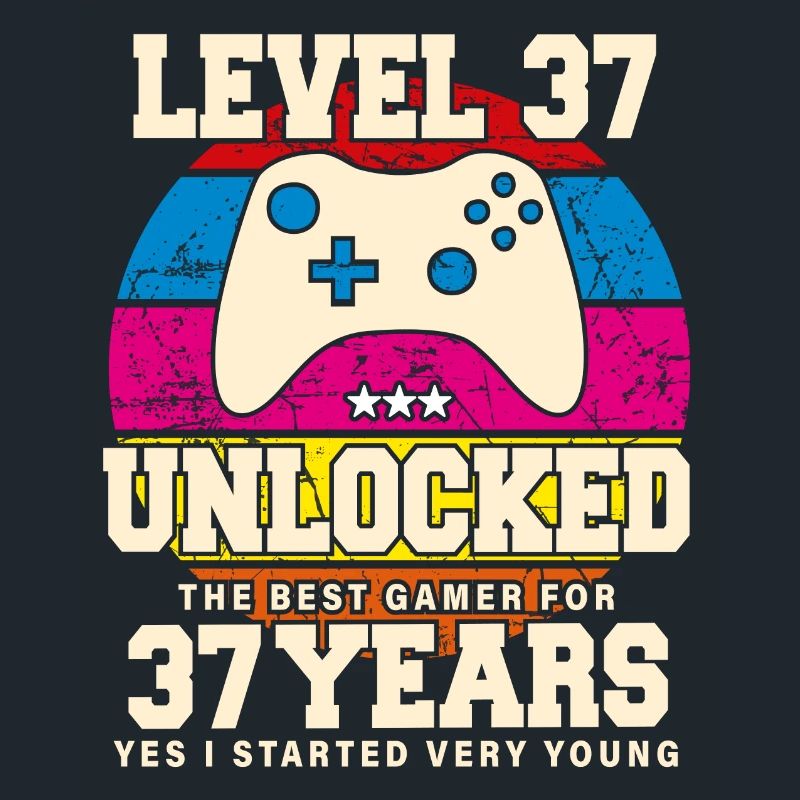 Original 1987 37 ans Niveau 37 Débloquer