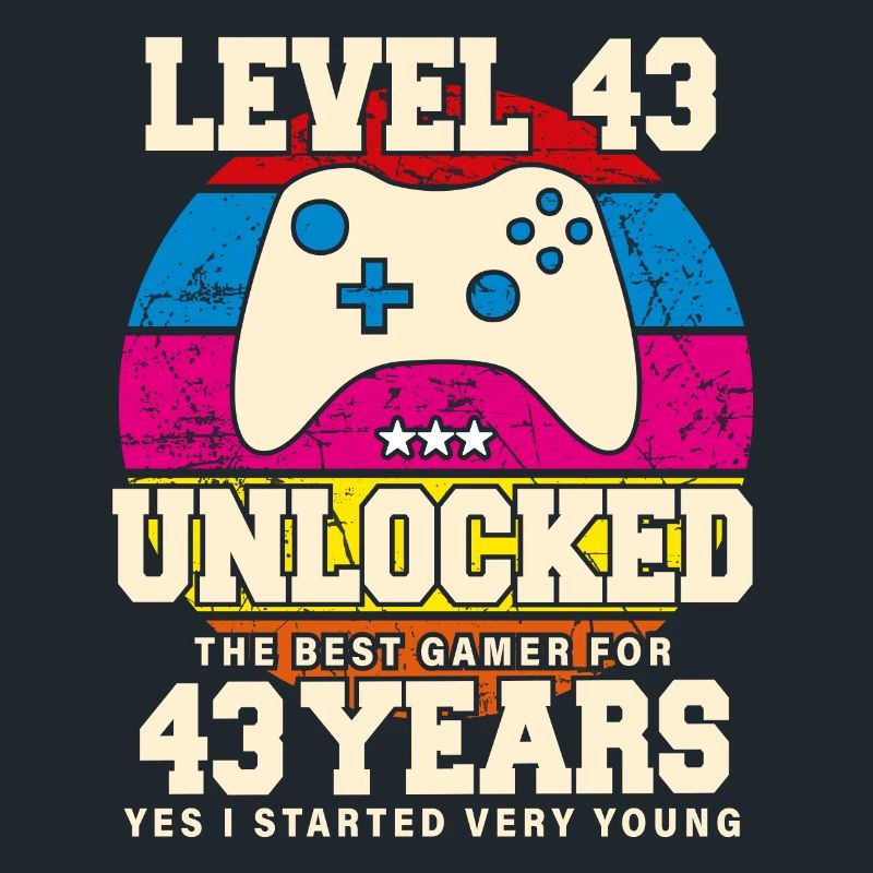Original 1981 43 ans Niveau 43 Débloquer