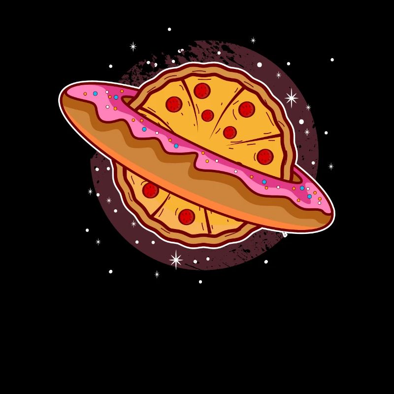 Donut Pizza Doughnut Glazed Maker Lover Donut