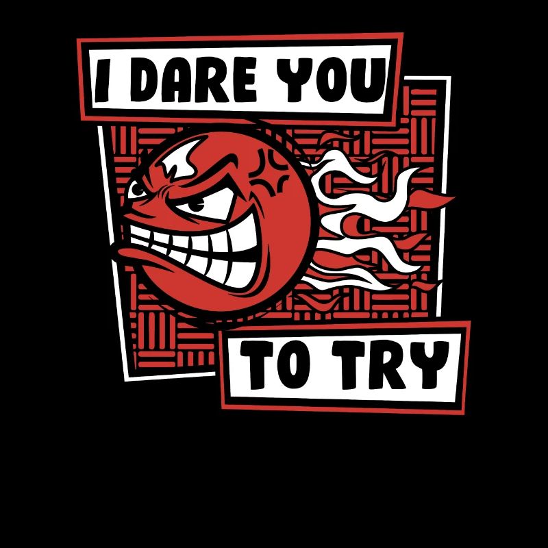 I Dare You To Try Game Prisonball Team Player