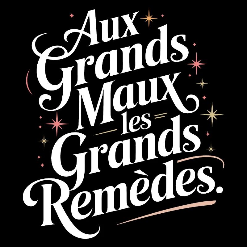 Aux grands maux les grands remèdes