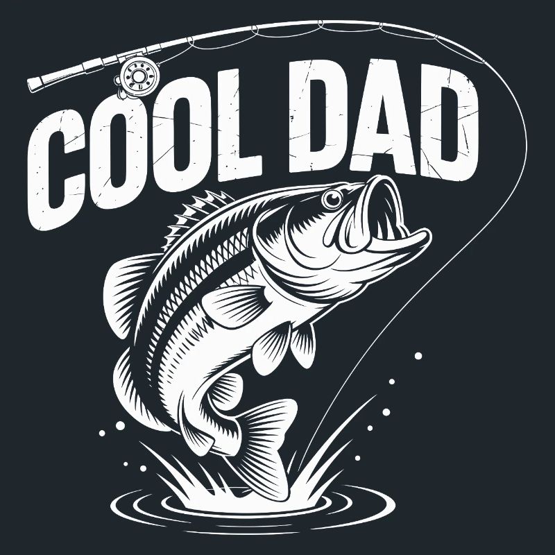 Conception d'articles de pêche cool pour papa