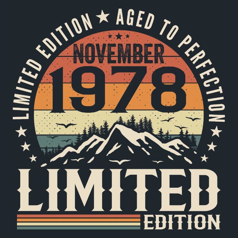 November 1978 Einzigartiges Retro-Jubiläum