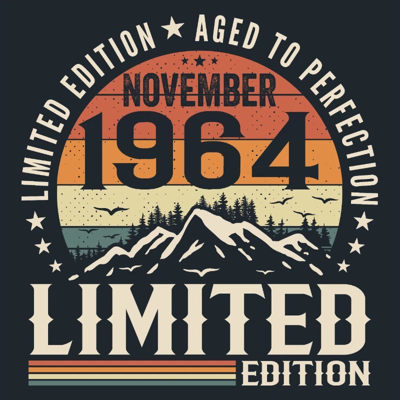 November 1964 Einzigartiger Retro-Geburtstag