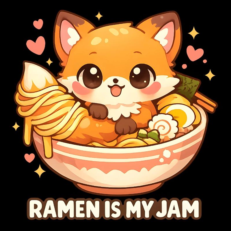 Ramen Fox Kawaii Nudelsuppe