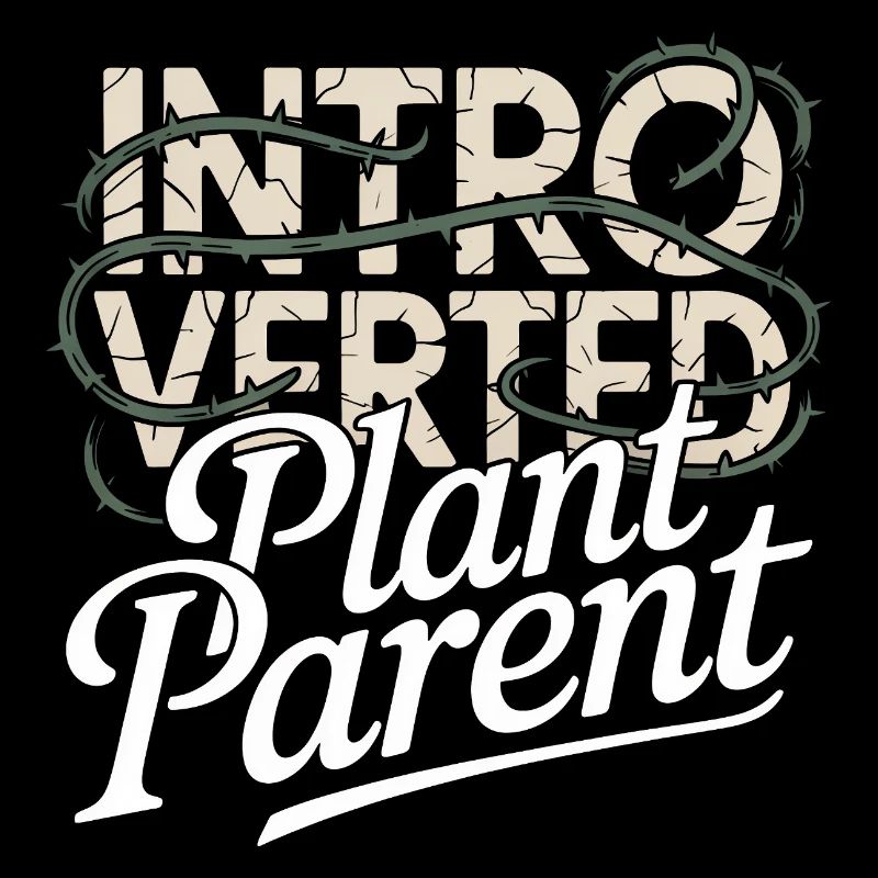 Parent de plante introverti
