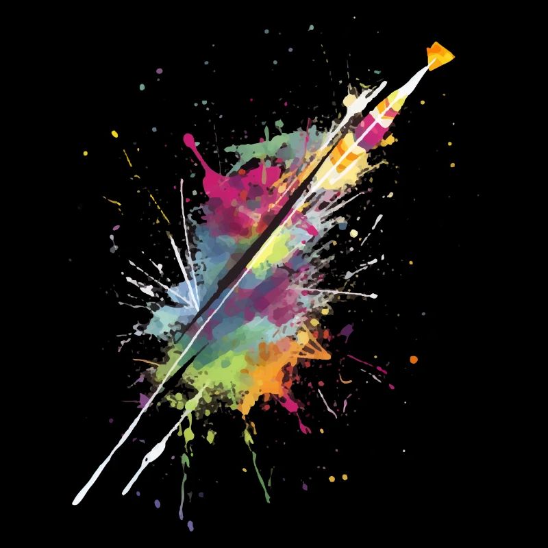 Tâche multicolore