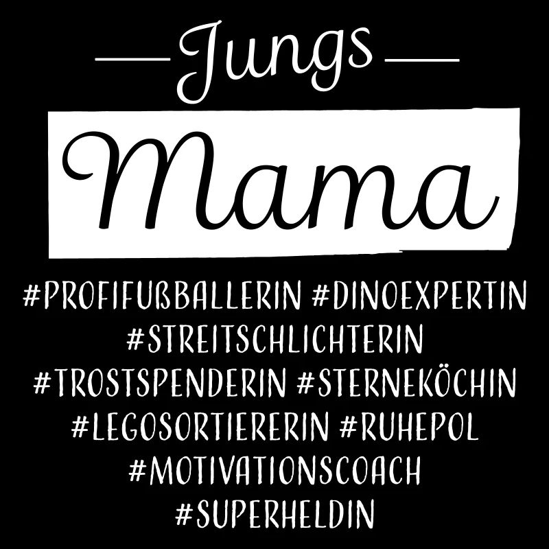 Jungs Mama Jungsmama Muttertag weiß