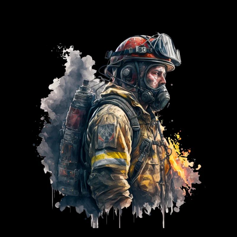 Feuerwehrmann im Einsatz