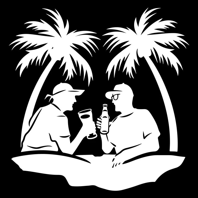 Palmen Urlaub Team Drinks