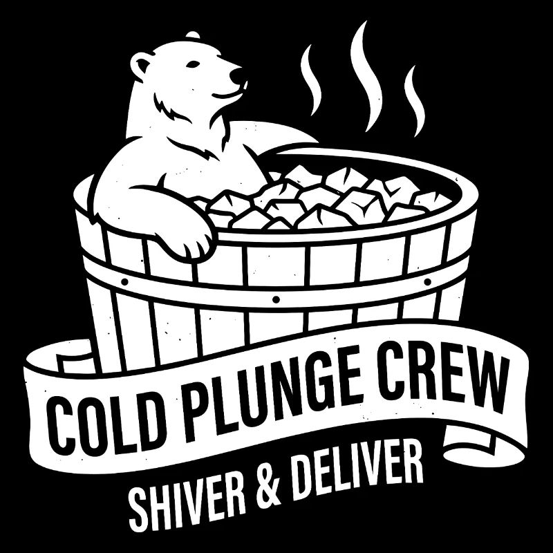Eisbär im Kältebad: Cold Plunge Crew