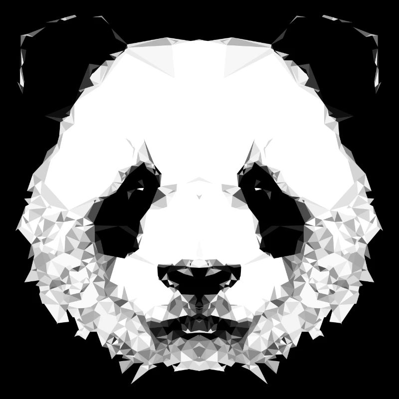 Geometrischer Panda