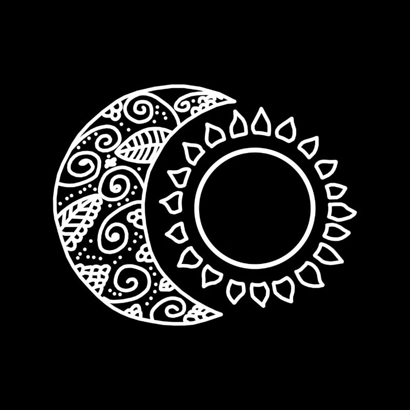 Mond Sonne Mandala