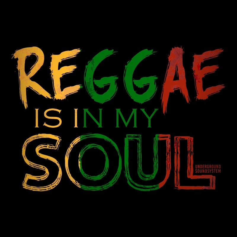 Reggae Seele in bunten Farben