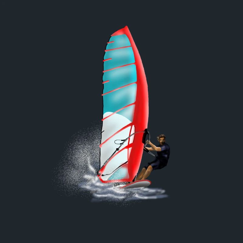 windsurfing