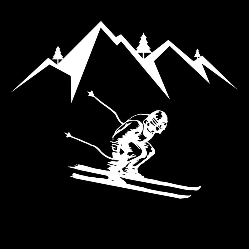 Skier skiing