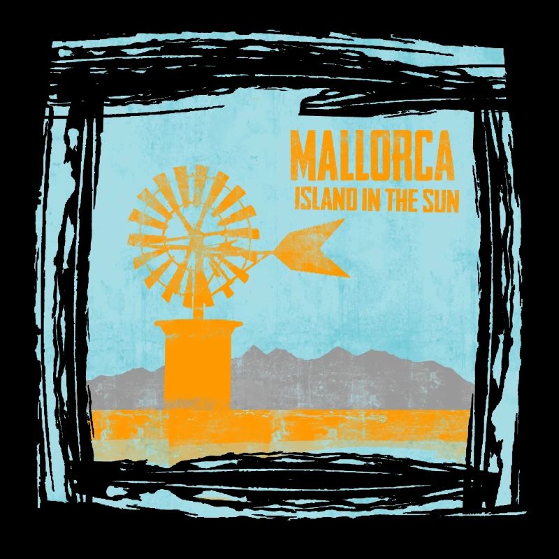 L’île de Majorque dans le design de la lumière du soleil