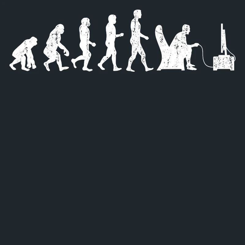 Gamer Evolution Zocker Spielen