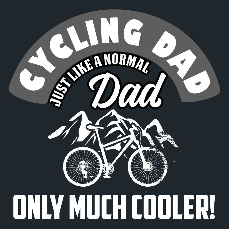 Papa cycliste beaucoup plus cool